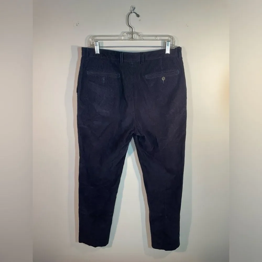 Vintage Lauren Ralph Lauren Mens Black Corduroy Pants 34 by 32‎